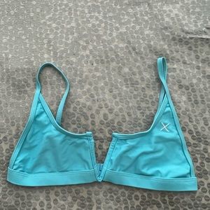 BoutineLA Light Blue V-Cut Top